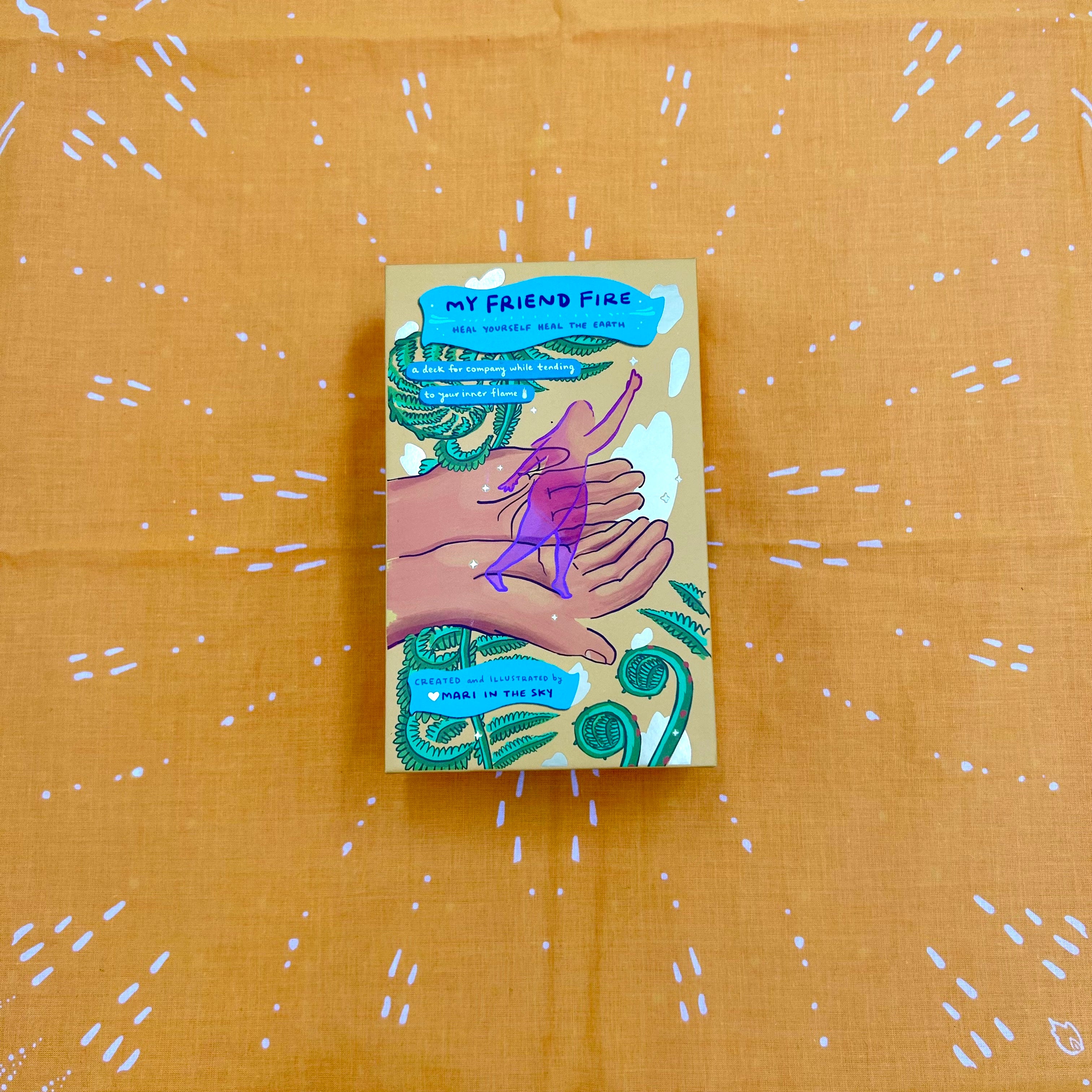 MY FRIEND FIRE READING CLOTH - DOUBLE SIDED! – The Gentle Tarot