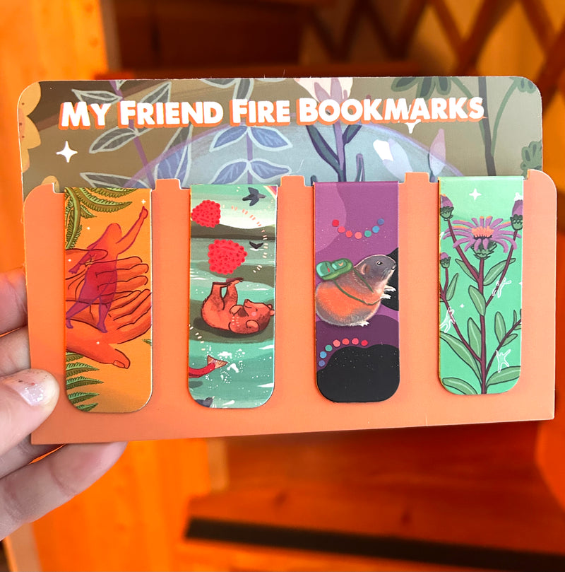 NEW! My Friend Fire Magenetic Bookmark Set