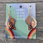 1 LEFT! SECONDS SALE - GENTLE TAROT EARRINGS