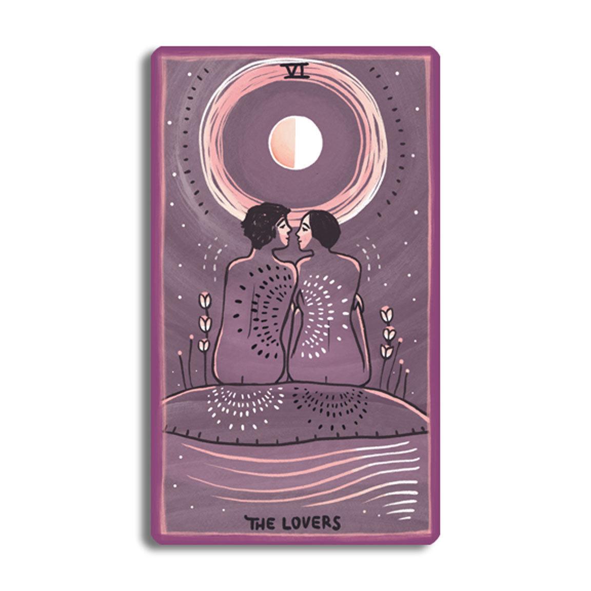 Gender-Neutral Lovers Full-size Card – The Gentle Tarot